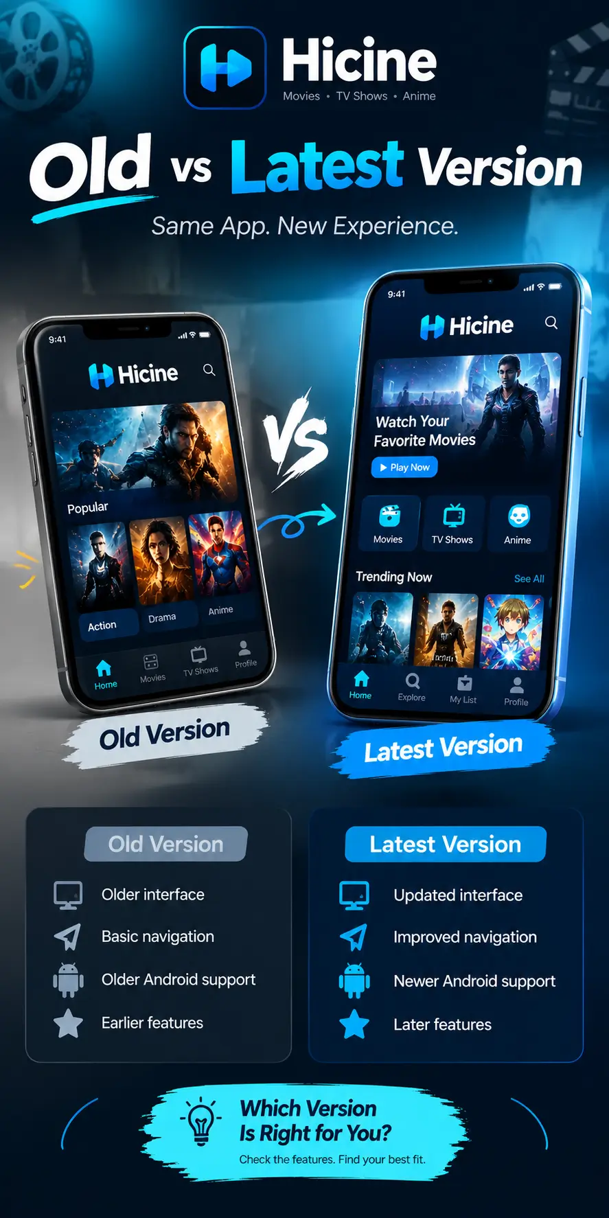 Hicine APK Old Version Download List How Is Different With New Version